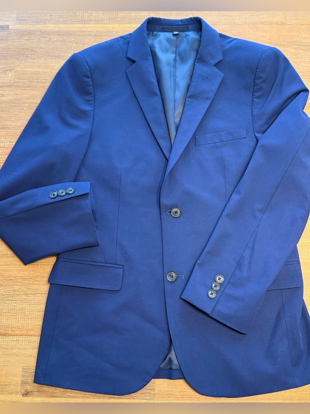 Jos. A. Bank Deep Blue Two-Button Boys Sport Coat - worn once - size 14/16